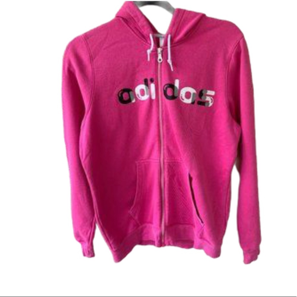 adidas Hoodie sweatshirt Pink Women's Medium